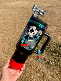 Image 1 of 40oz Stainless Steel Tiger Tumbler 