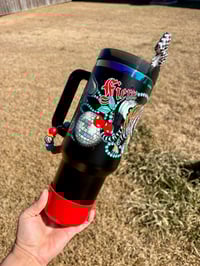 Image 3 of 40oz Stainless Steel Tiger Tumbler 