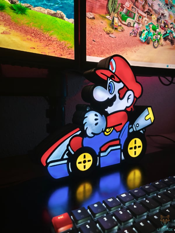 Image of Lampe 3D Mario Kart