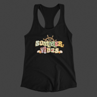 Image 3 of Summer Vibes Racerback Tank