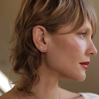 Image 2 of Sweet Cherry Stud Earrings 