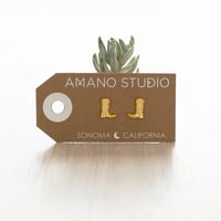 Image 1 of Cowboy Boot Stud Earrings