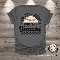 Image 3 of Just Here For The Snacks Sister Youth Short Sleeve