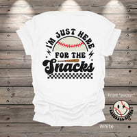 Image 4 of Just Here For The Snacks Sister Youth Short Sleeve