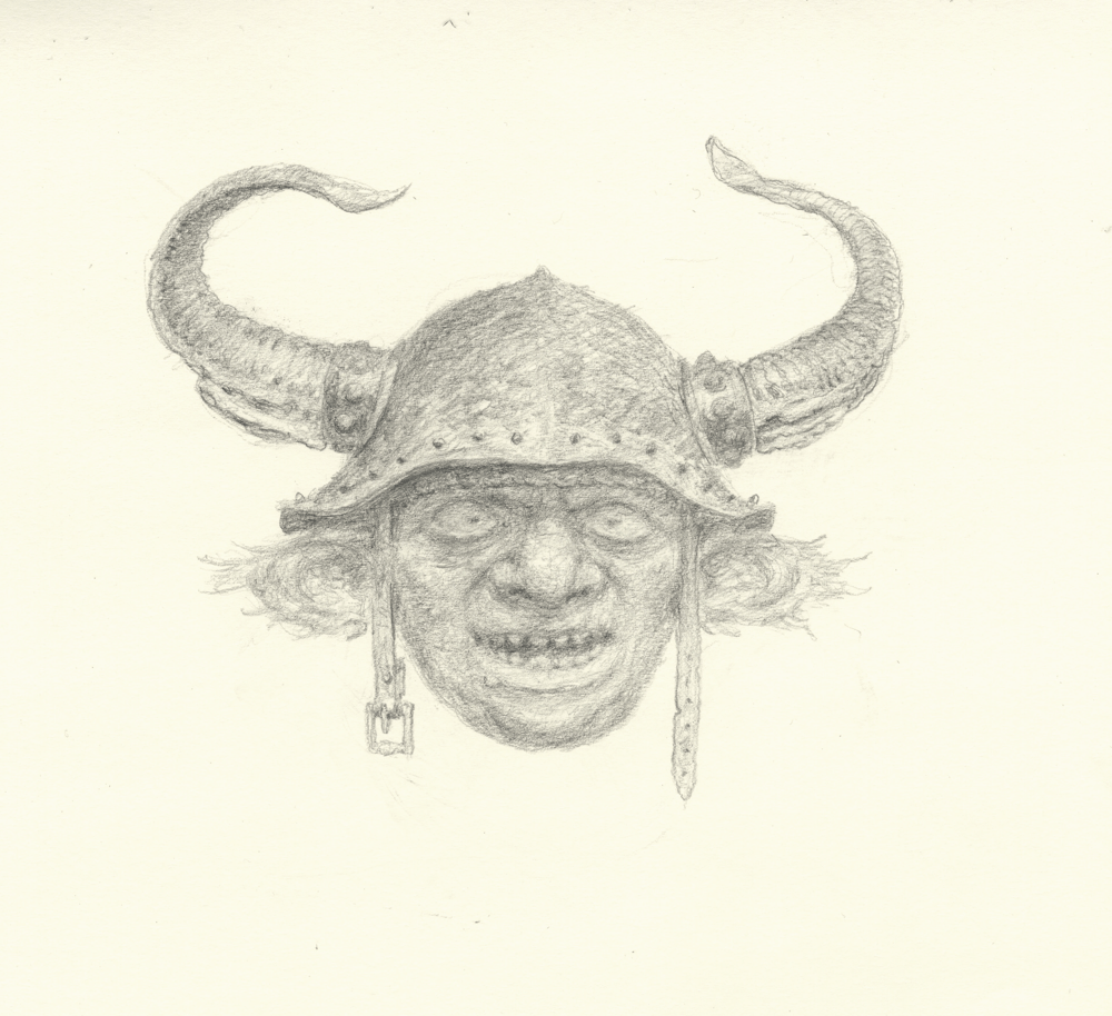 Original Drawing - Goblin Portrait 01