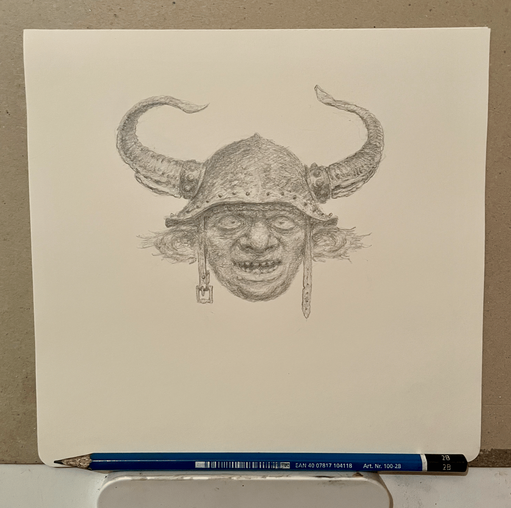 Original Drawing - Goblin Portrait 01