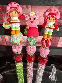 Image 1 of Strawberry shortcake beaded pen collection 🍓✨