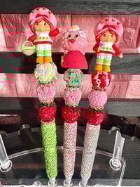Image 2 of Strawberry shortcake beaded pen collection 🍓✨