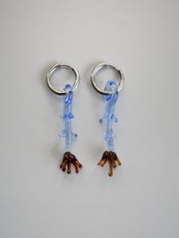 Image 1 of Sea Anemone Earrings / Amber