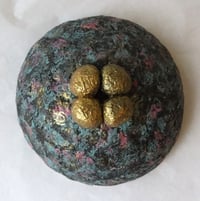 Image 4 of Handmade Paper Mache Bowl with Ferns | Botanical Eco Decor – ArtMood