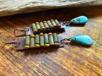 Image 1 of Alegria Alegria beaded earrings/ n71