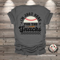 Image 3 of Just Here For The Snacks Brother Youth Short Sleeve