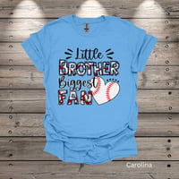 Image 2 of Little Brother, Biggest Fan #2 Youth Short Sleeve