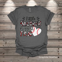Image 1 of Little Brother, Biggest Fan #2 Youth Short Sleeve