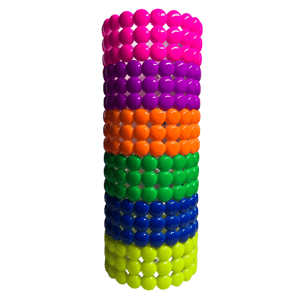 Image of neon dotted bangles