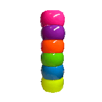Image 1 of chunky neon bangles