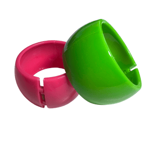 Image of chunky neon bangles
