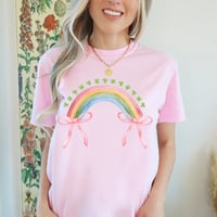 St. Patricks Day rainbow tee