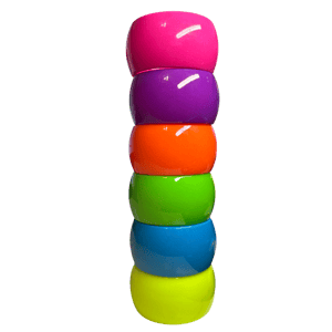 Image of chunky neon bangles