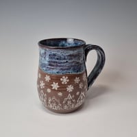 Image 1 of 16 oz. Snowy Village of Tiny Houses with Twinkle Lights as Night rim 01202602