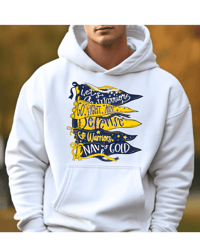 Go Warriors Defense Banner Hoodie