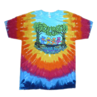 Image 1 of GRATEFUL DEAD WOOD BEARS LICENSED ART TIE DYE T SHIRT