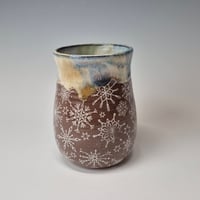 Image 4 of 16 oz. White-out of Big, Fluffy Snowflakes with Snow-covered Colored Lights rim 01202616