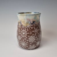 Image 2 of 16 oz. White-out of Big, Fluffy Snowflakes with Snow-covered Colored Lights rim 01202618