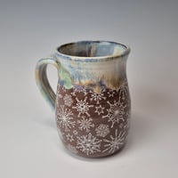 Image 3 of 16 oz. White-out of Big, Fluffy Snowflakes with Snow-covered Colored Lights rim 01202618