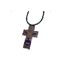 Image 1 of double sided cross necklace