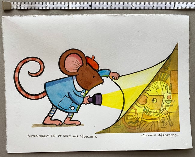 Of Mice and Mummies: Millie's Mysterious Page Turn