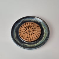 Image 1 of Grater dish - Night Sky (Dark Blue) with colored rim 01202602