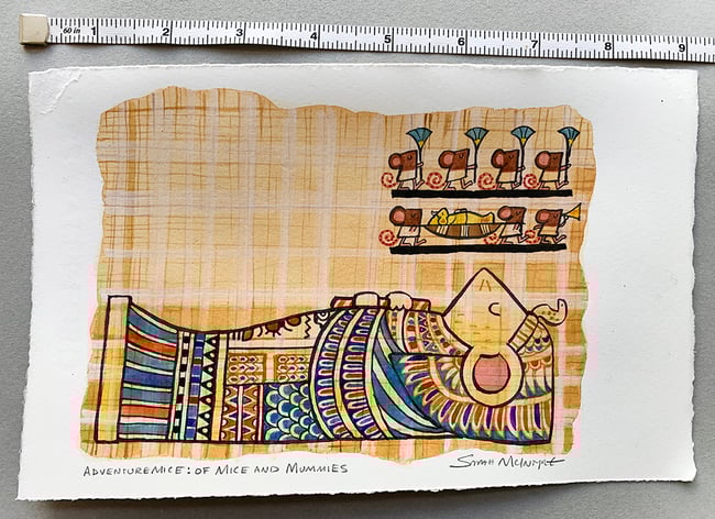 Of Mice and Mummies: Queen Neferteacake