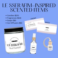 Image 1 of Le Sserafim-Inspired Scented Items