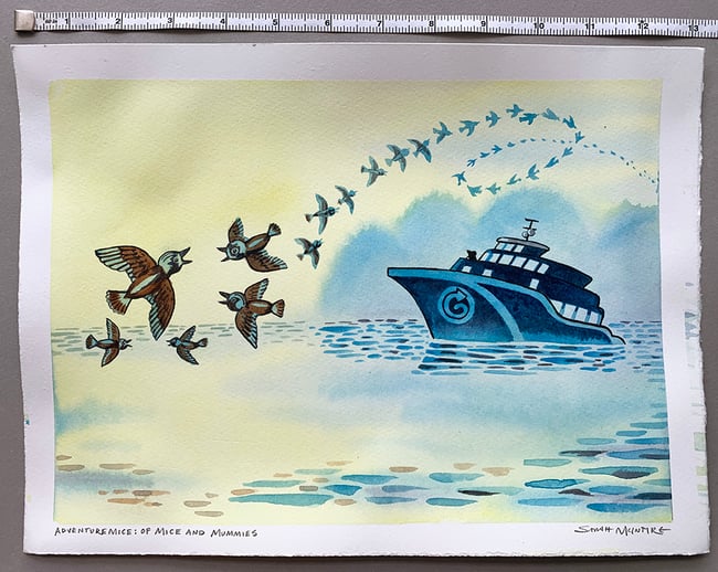 Of Mice and Mummies: Gorgonzola's Super Yacht