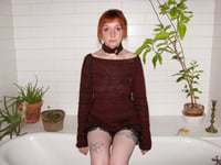 Image 1 of choker sweater