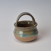 Image 4 of Sweet Little Herb Basket: Jasper (Green/Gold) 01202601