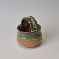 Image 1 of Sweet Little Herb Basket: Jasper (Green/Gold) 01202604
