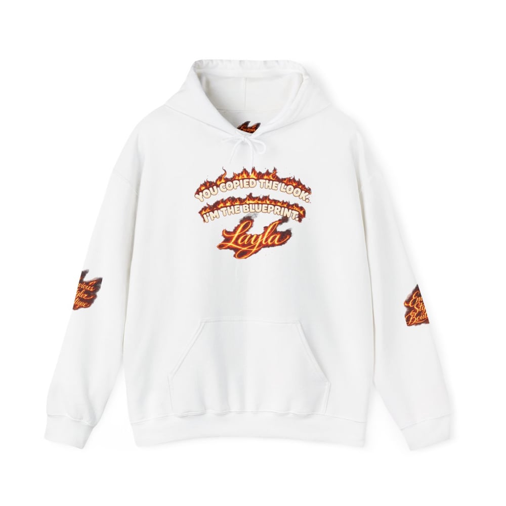 Image of Unisex Custom name Real Lit Baby Hoodie