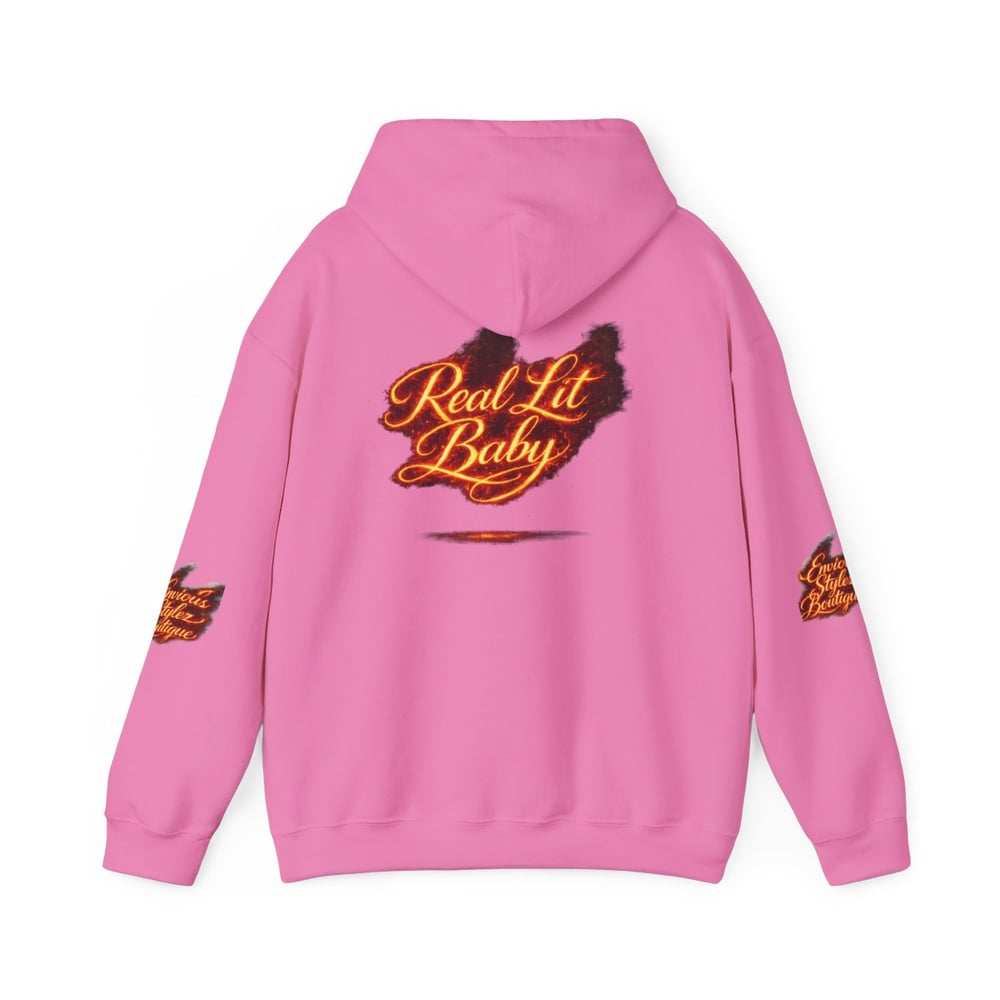 Image of Unisex Custom name Real Lit Baby Hoodie