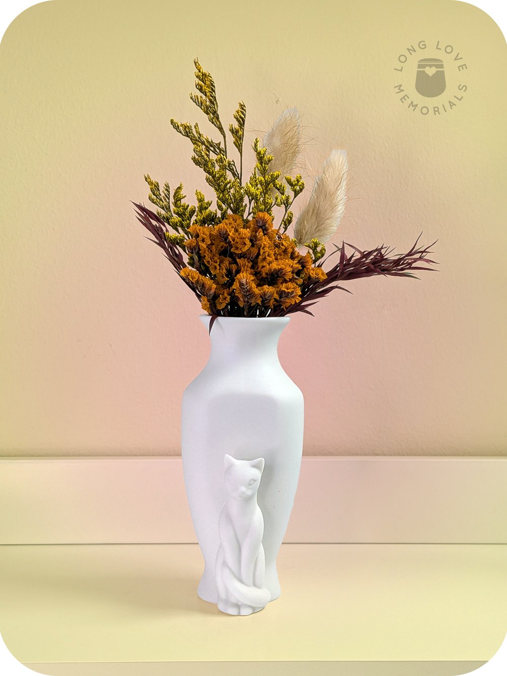 Image of Bastet Egyptian Goddess Statue Vase - Small Bud Vase for Flowers