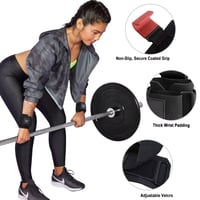 Image 3 of Wrist Strap Barbell Hook