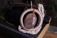 Image 2 of Natural linen silver moonstone necklace