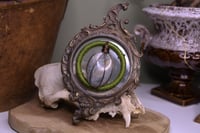 Image 2 of Green linen labradorite wall hanger