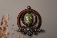 Image 1 of Copper linen serpentine wall hanger