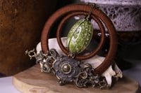 Image 3 of Copper linen serpentine wall hanger