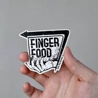 Image 1 of Finger Food Logo Matte Vinyl Sticker