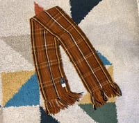 Image 5 of Chamula Monitaly yuketen hand woven merino wool scarf, made in Mexico