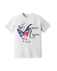 Gina Lynn American Butterfly Tee
