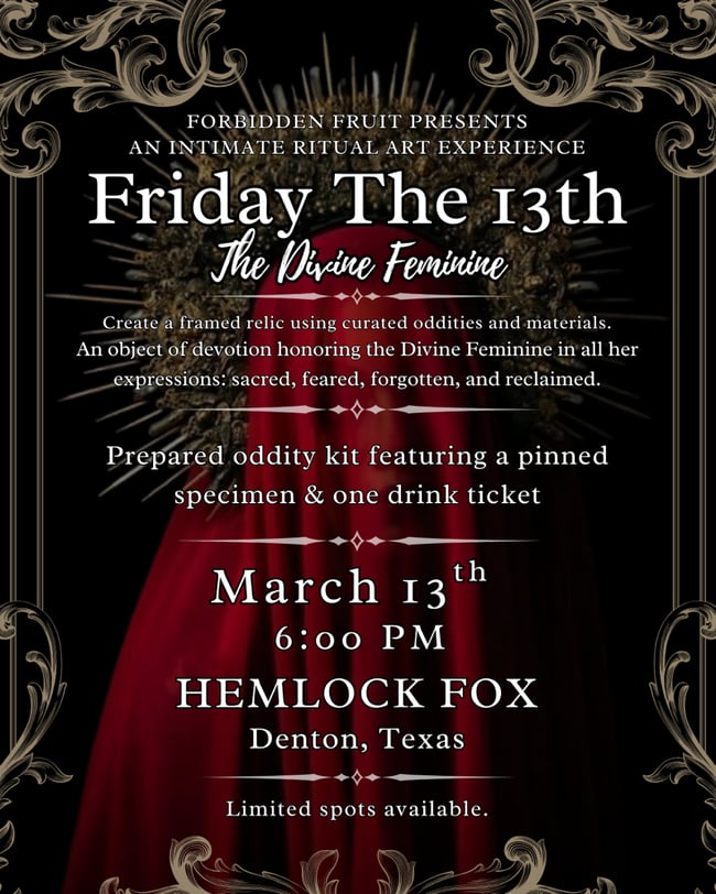 Friday the 13th Oddity Workshop